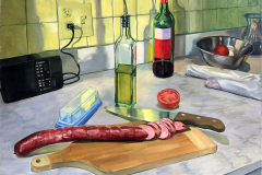 Sausages, 30" x 40"