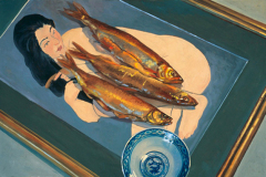 Smoked Chubs, 24" x 36", 1999 Robert Ricker Collection